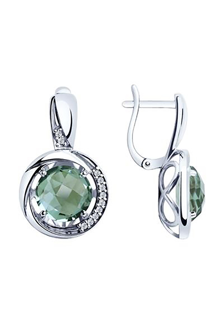 

Серьги из серебра с кварцем/фианитом Kari Jewelry С660-2869М1, С660-2869М1