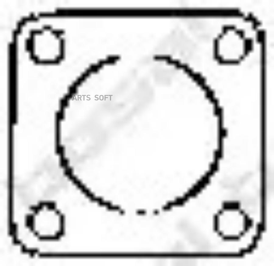 

256-855_прокладка глушителя! Audi 80, VW Passat/T2 1.3-1.6/1.6D/1.7D