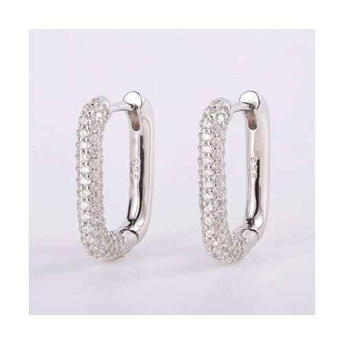 

Серьги из серебра SOKOLOV 94026887-91, фианит, 94026887-91