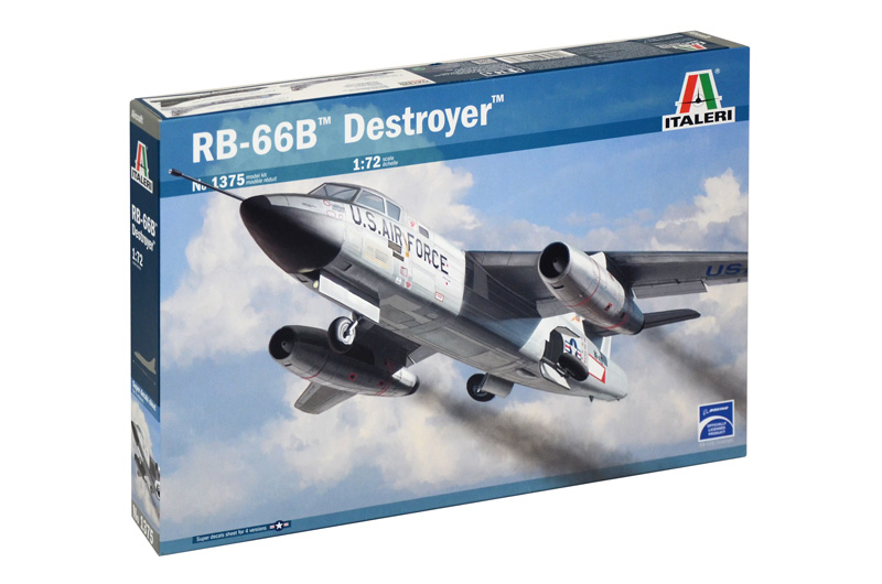 

Сборная модель Italeri 1/72 Военный самолет DOUGLAS RB 66B DESTROYER IT 17QV00 1375