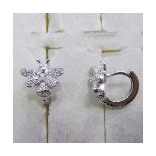 

Серьги из серебра SOKOLOV 94026890-91, фианит, 94026890-91