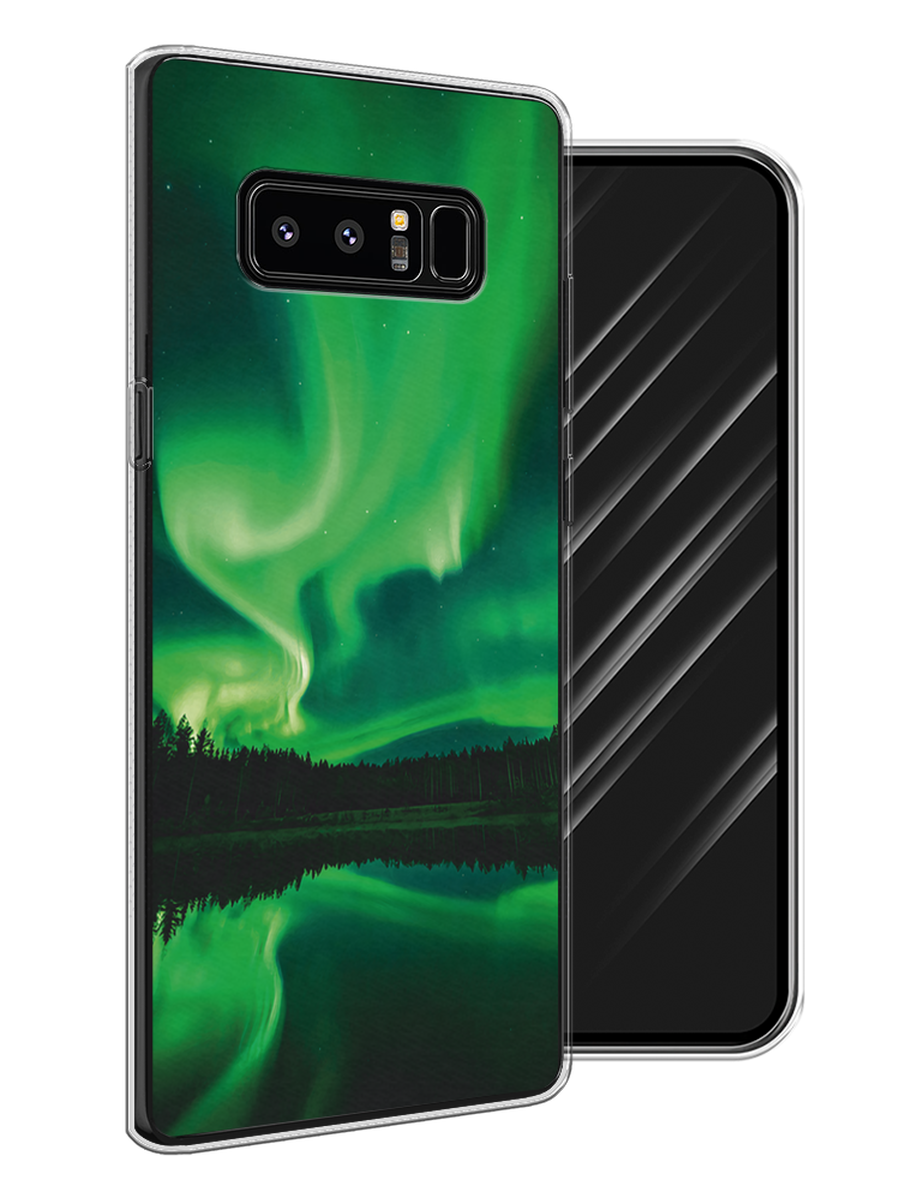 

Чехол Awog на Samsung Galaxy Note 8 "Ночные пейзажи 7", Зеленый;черный, 25250-4