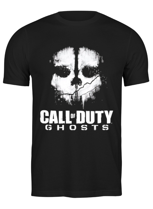 

Футболка мужская Printio Call of duty ghosts черная 2XL, Черный, Call of duty ghosts