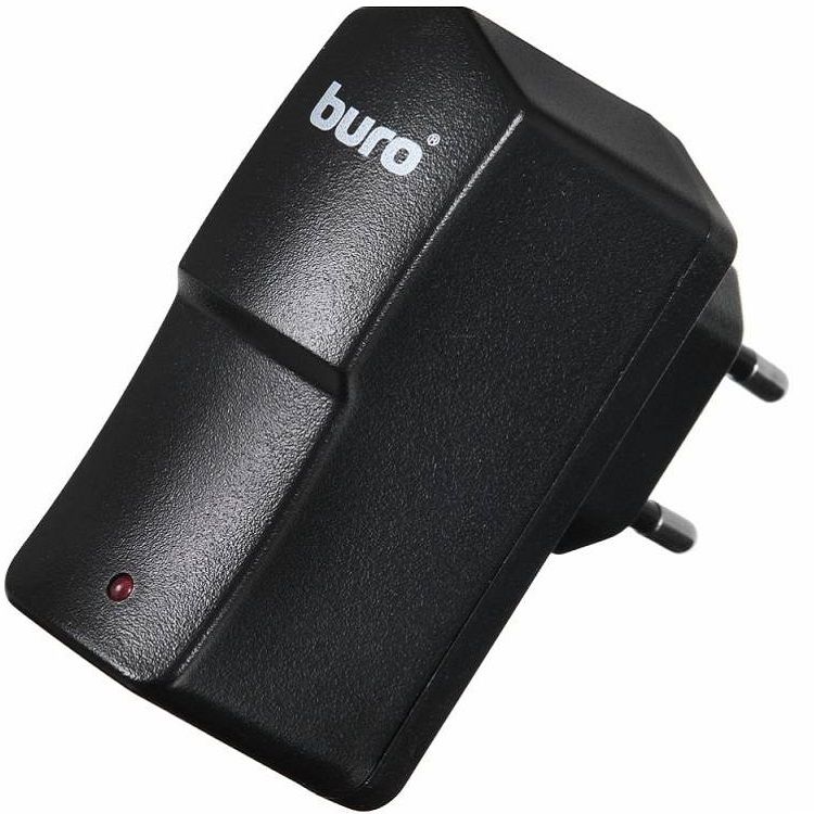 фото Сетевое зарядное устройство buro xcj-024, 1xusb, 2,1 a, black