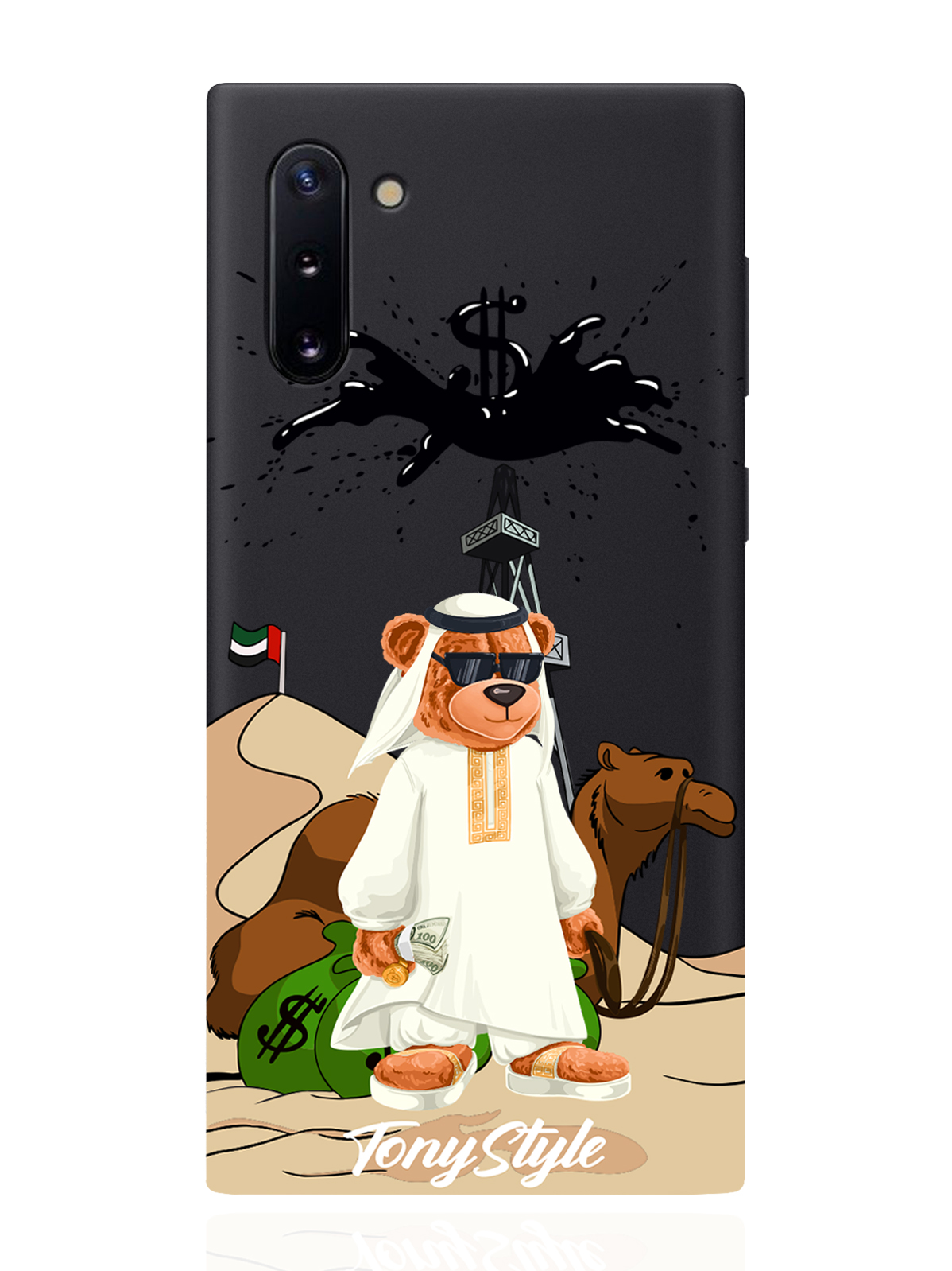 

Чехол Tony Style для Samsung Galaxy Note 10 Tony Style Дубай черный, Белый;золотистый;коричневый