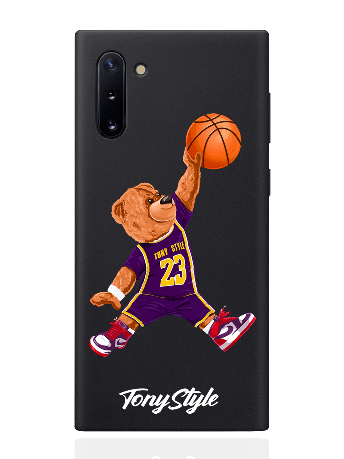 

Чехол Tony Style для Samsung Galaxy Note 10 Tony Style баскетболист с мячом черный, Фиолетовый;коричневый;желтый;оранжевый