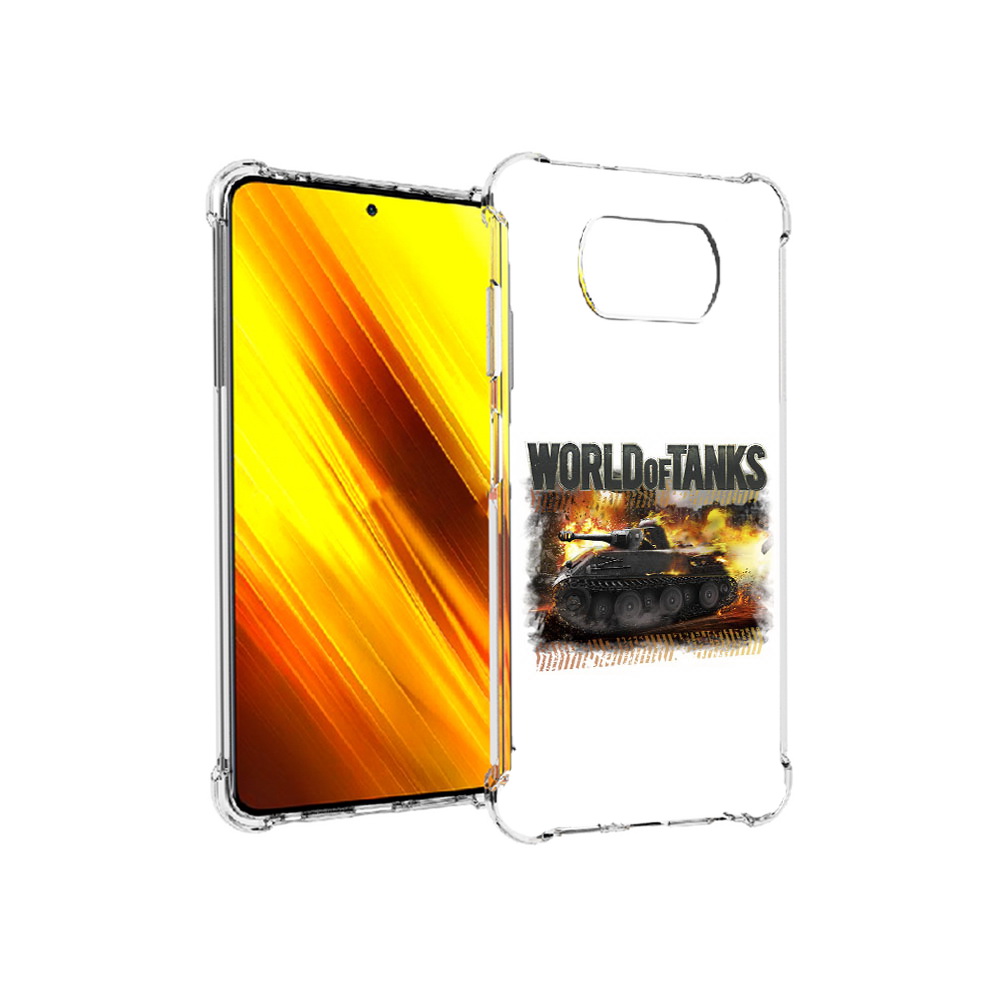 

Чехол MyPads Tocco для Xiaomi Poco X3 Мир танков-2 (PT154881.262.118), Прозрачный, Tocco