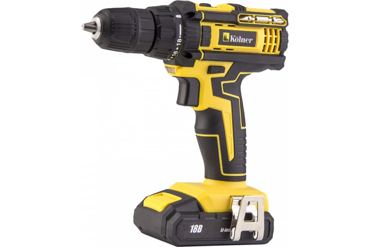 Kolner KCD 182-2L Дрель-шуруповерт аккумуляторная 18 Вольт 721500₽