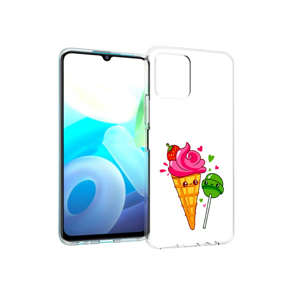 

Чехол MyPads Tocco для Vivo Y15s Вкусняшки (PT224456.390.45), Прозрачный, Tocco