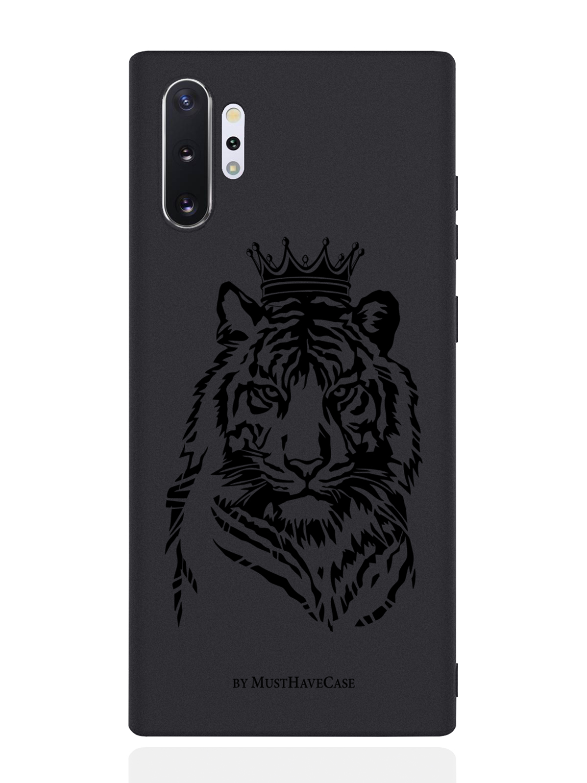 

Чехол MustHaveCase для Samsung Galaxy Note 10+ Тигр с Короной черный