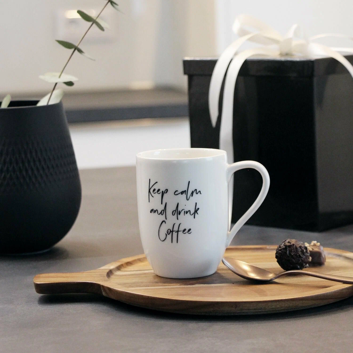 Кружка для чая и кофе 340 мл, Keep calm and Drink Coffee, Statement, Villeroy & Boch