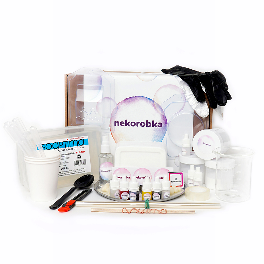 Набор nekorobka для творческого мастер-класса по созданию сувенирного мыла