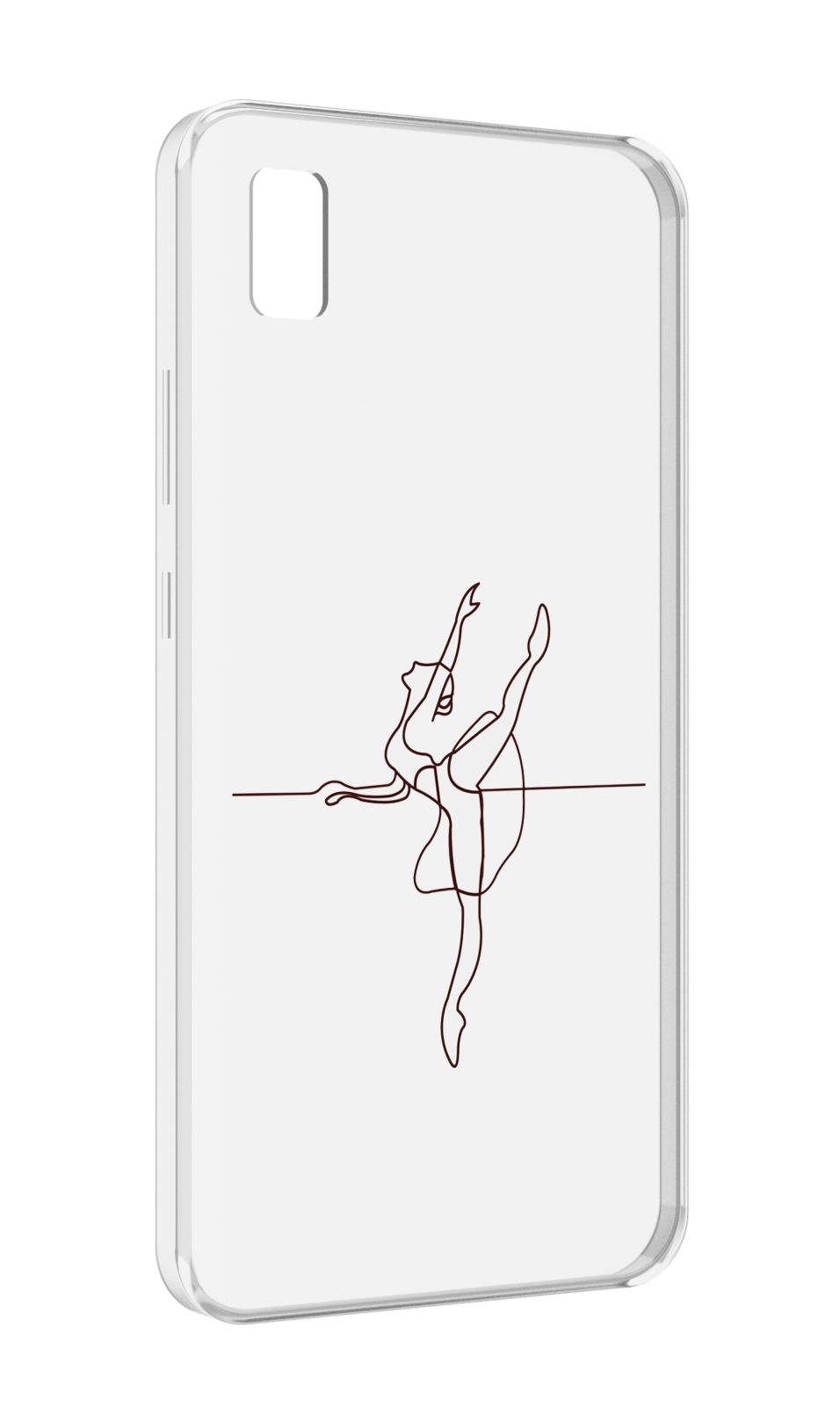 Чехол MyPads маленькая-баллерина для ZTE BLADE L210