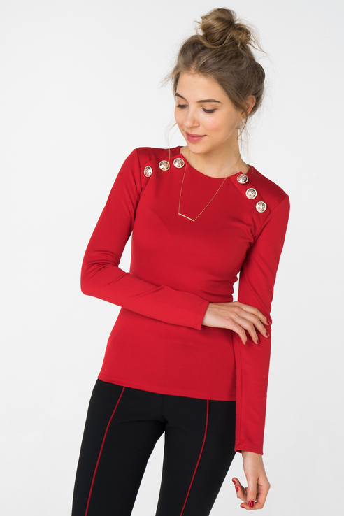 

Джемпер женский Lipinskaya Brand красный, LB183-25