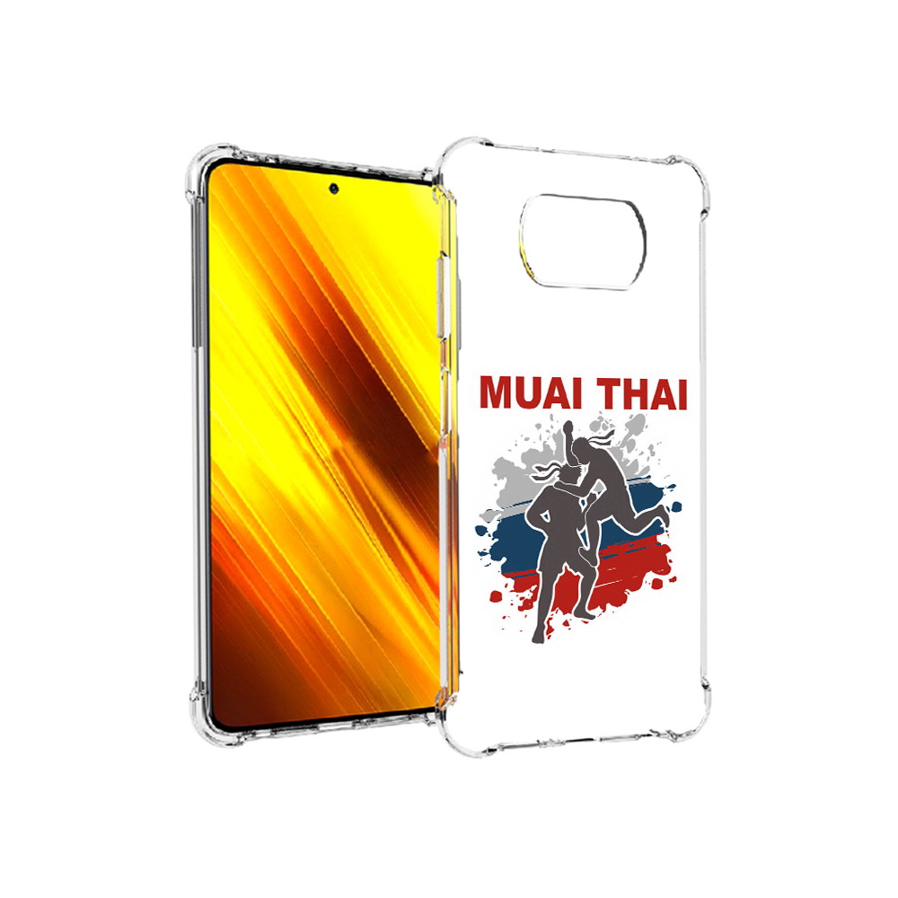 

Чехол MyPads Tocco для Xiaomi Poco X3 Муайтай (PT154881.262.123), Прозрачный, Tocco
