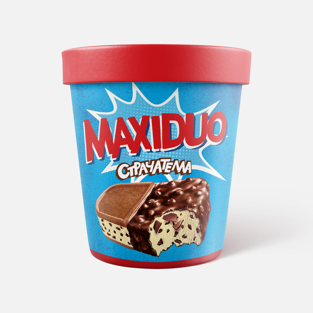 Мороженое Maxiduo в ведре, 282 г