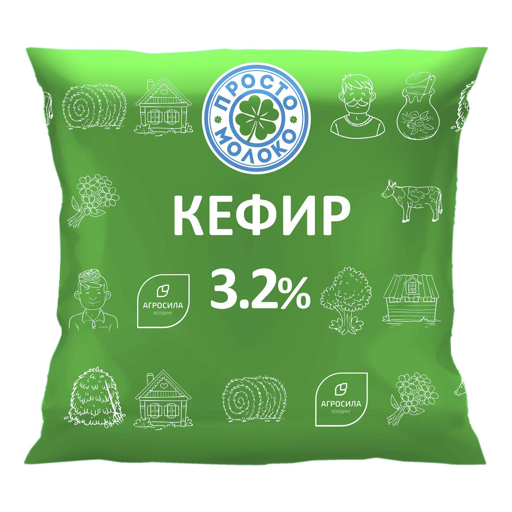

Кефир Просто молоко 3,2% 430 г