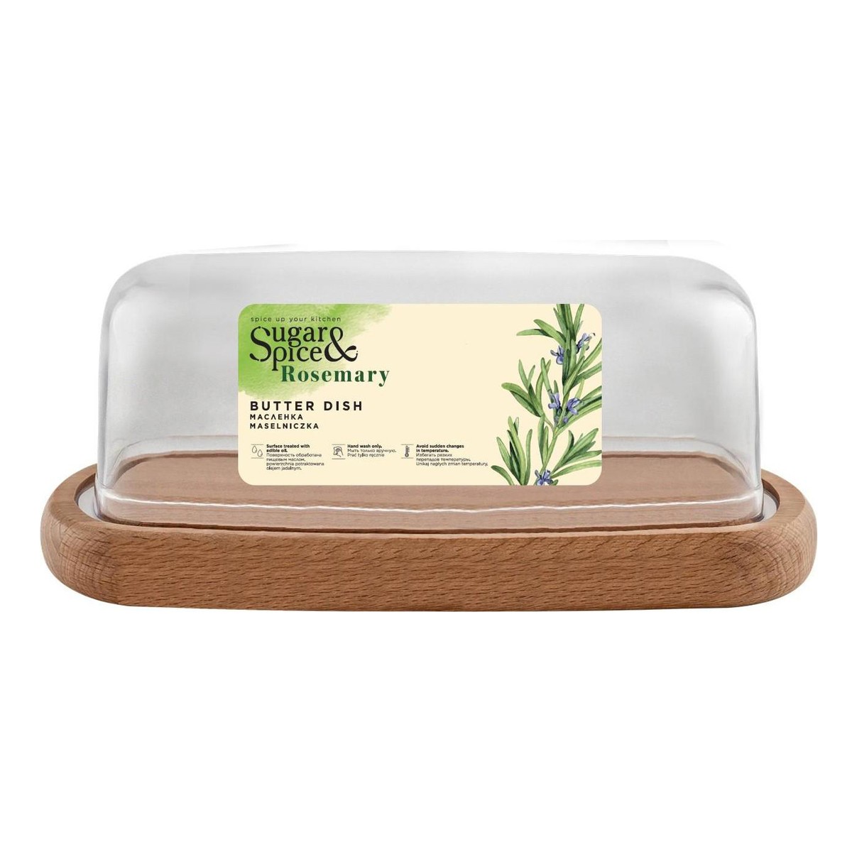

Контейнер для продуктов Rosemary деревянный, Бежевый
