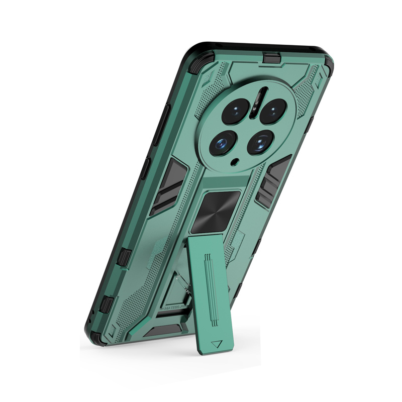 

Чехол для Huawei Mate 50 Pro противоударный с подставкой Transformer, зеленый