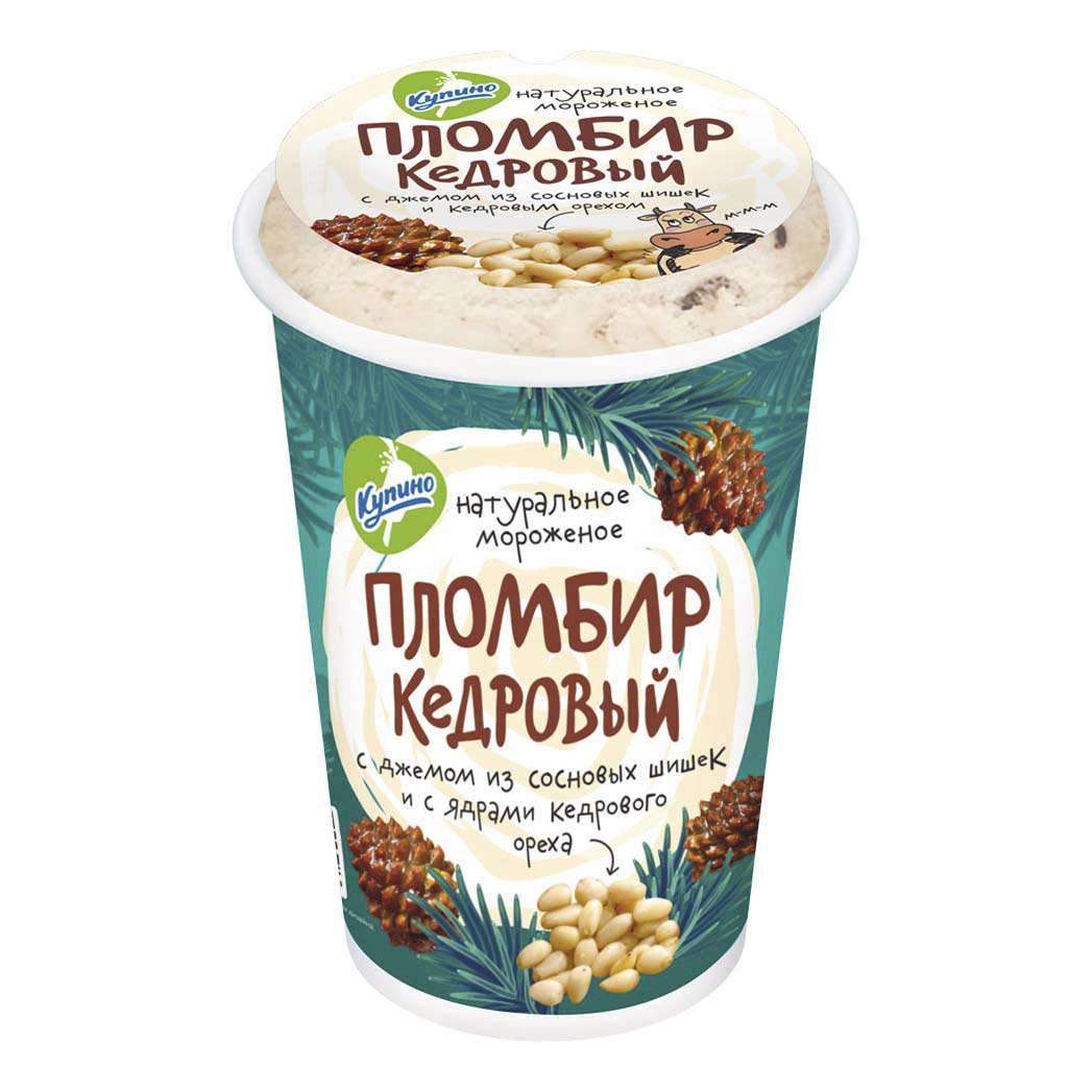 Купино кедровое мороженое