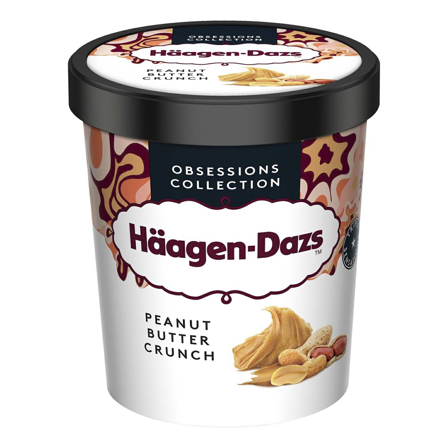 фото Мороженое пломбир haagen-dazs с арахисовой пастой 400 г