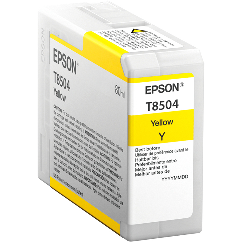 

Картридж для струйного принтера Epson T8504 (C13T850400-2) желтый, оригинальный, T8504