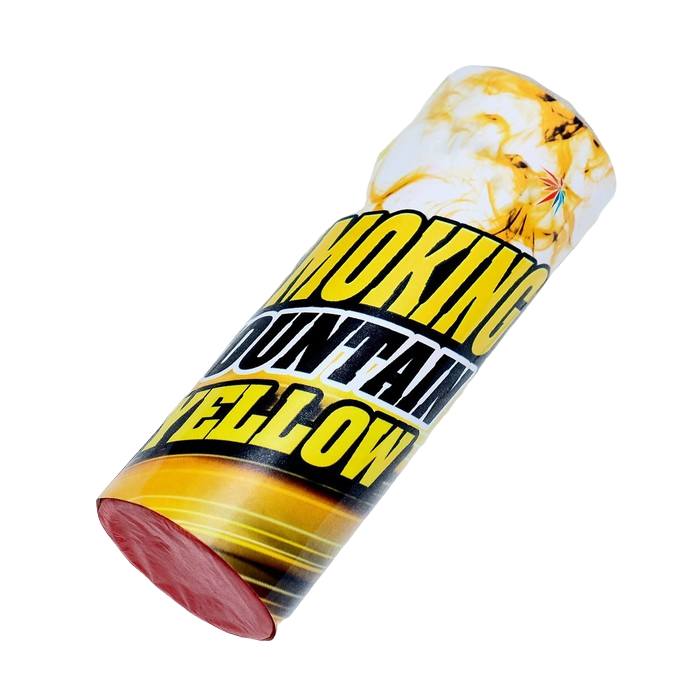 Цветной дым жёлтый, заряд 1,75 дюйма, МАКСИ, очень высокая интенсивность, 30 сек, 11,5 см