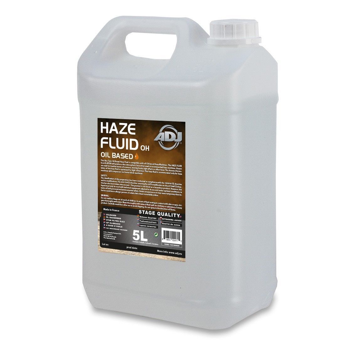 Жидкость для дым машины ADJ Haze Fluid oil based 5l