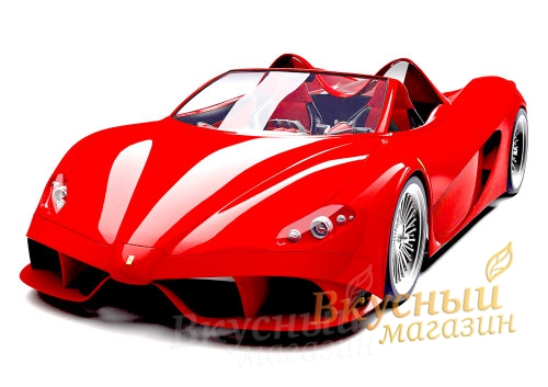 

Картинка вафельная Машина красная