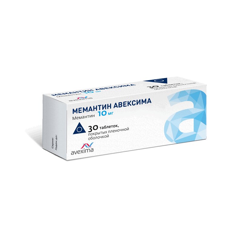 Мемантин таблетки 10 мг 30 шт., Avexima  - купить