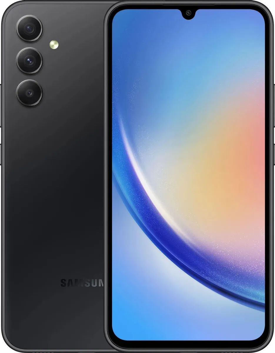 

Смартфон Samsung Galaxy A34 5G 8/256Gb, SM-A346E, графит
