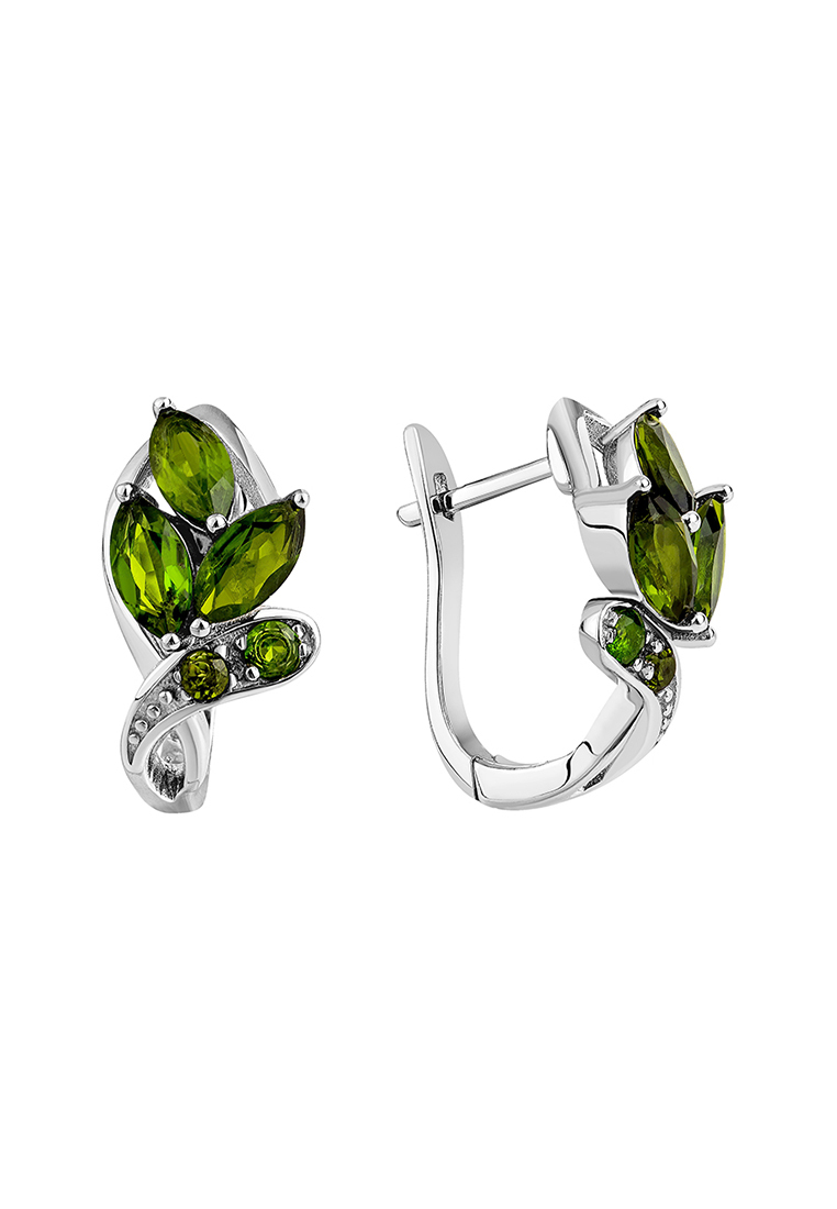 

Серьги из серебра с хромдиопсидом Kari Jewelry СЛ-110-ХД, СЛ-110-ХД