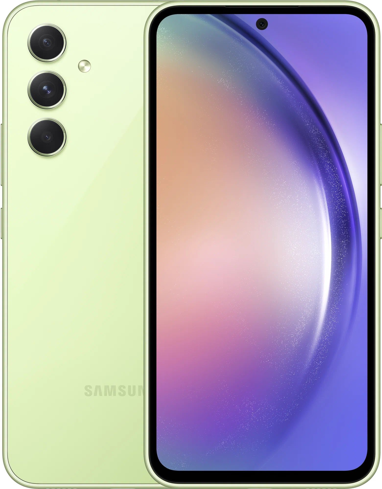 

Смартфон Samsung Galaxy A54 5G 6/128Gb, SM-A546E, зеленый лайм