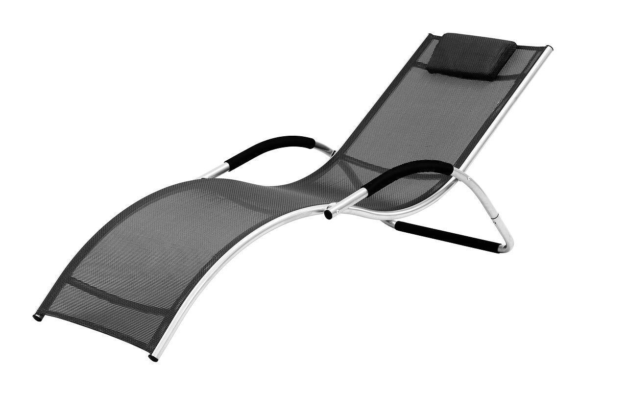

Шезлонг лежак GardenWay BRIGO 770505 Черный