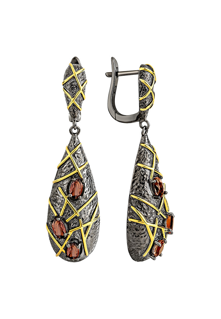 

Серьги подвески из серебра с гранатом Kari Jewelry СЛ-7880-ГР, СЛ-7880-ГР