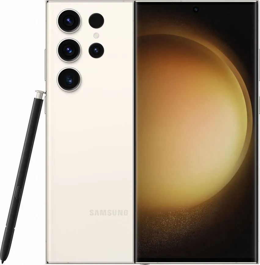 

Смартфон Samsung Galaxy S23 Ultra 5G 12/512Gb, SM-S918B, кремовый