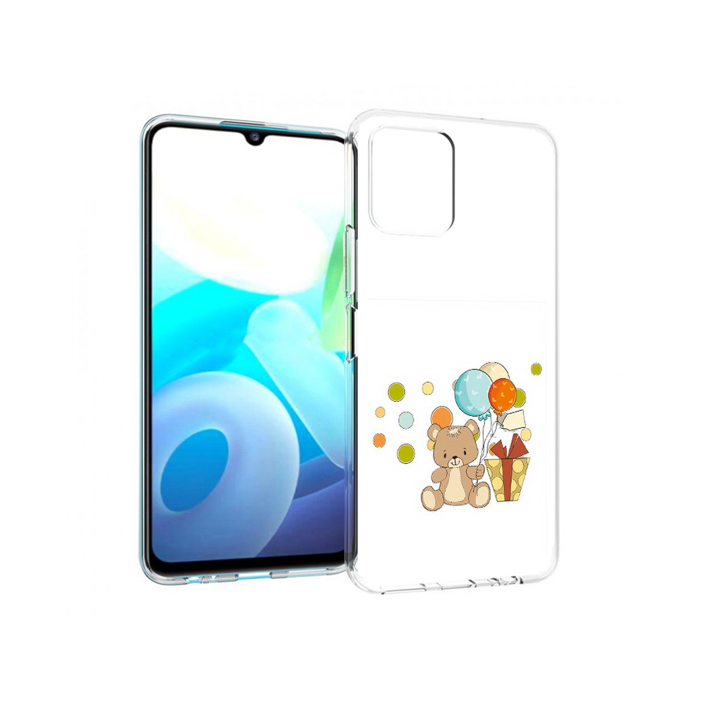 

Чехол MyPads Tocco для Vivo Y15s медвеженок с подарком (PT224456.390.470), Прозрачный, Tocco