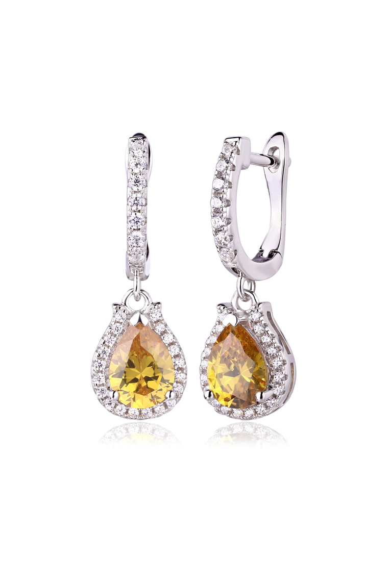 

Серьги подвески из серебра с фианитом Ogisana E-60072, E-60072
