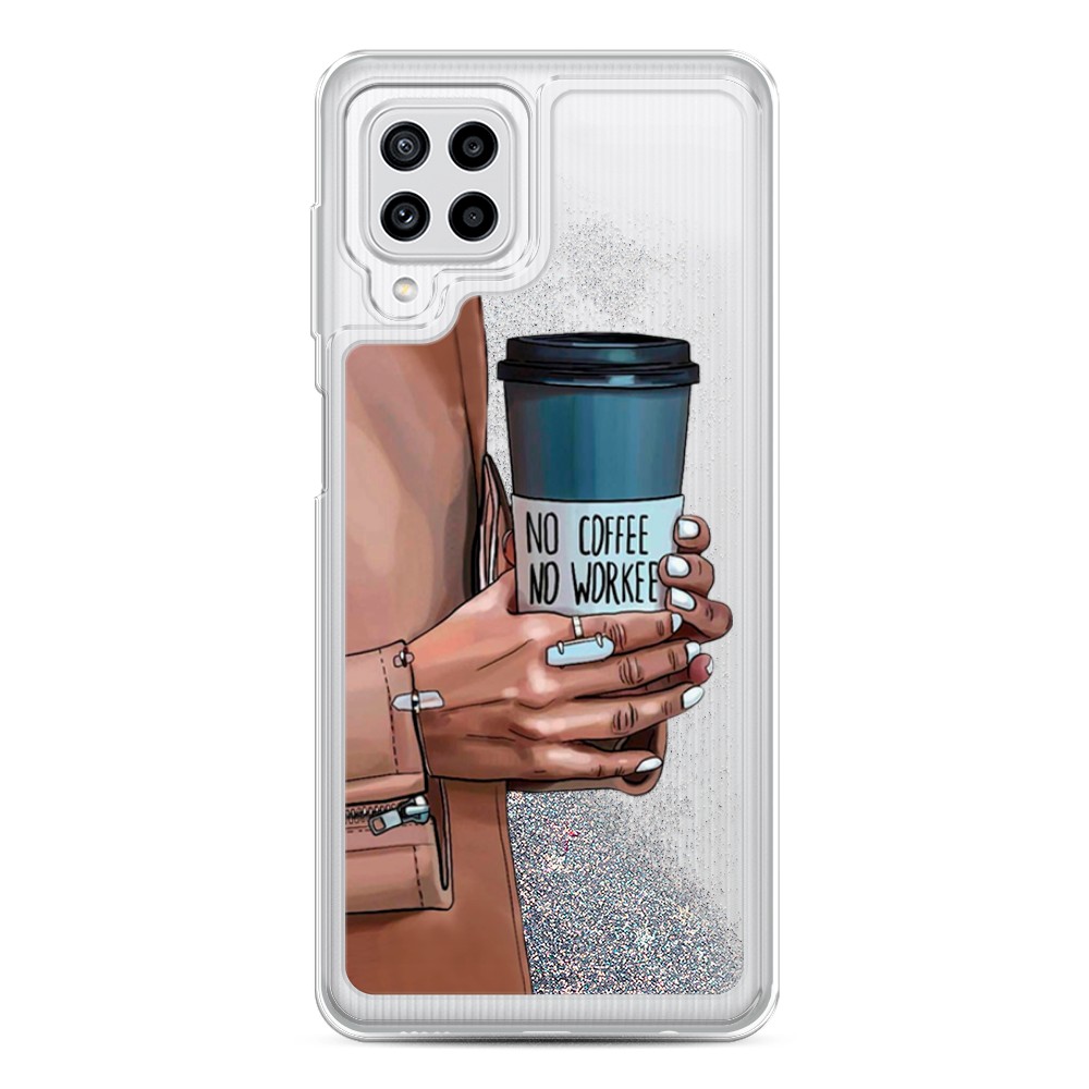 

Чехол Awog на Samsung Galaxy A22/M32/M22 / Самсунг A22/M32/M22 "No coffee", Разноцветный, 2103491-1