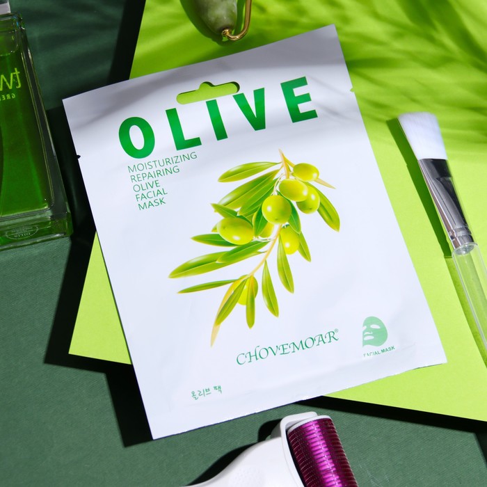 

Маска тканевая для лица "Olive" (2 шт)