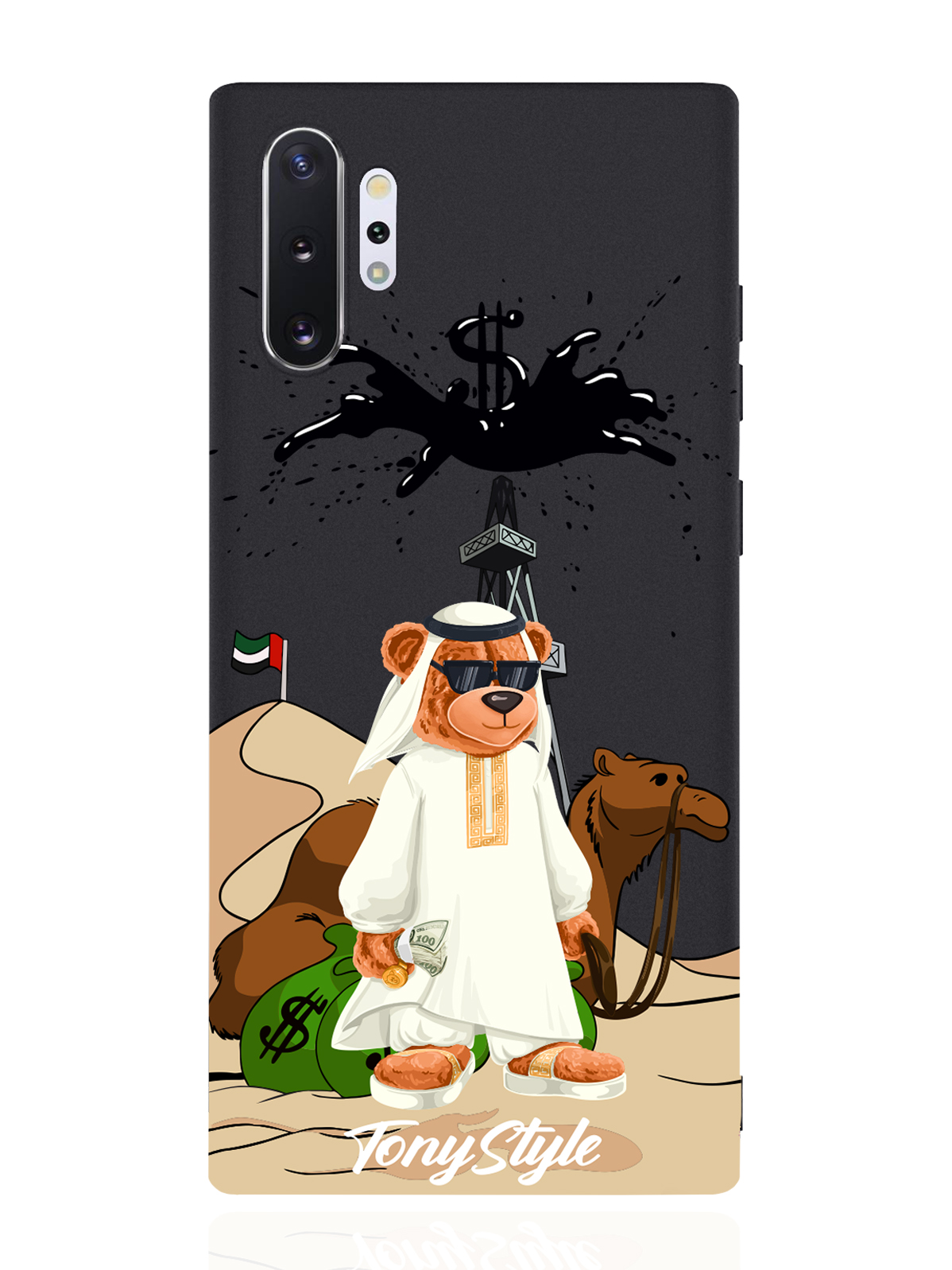 

Чехол Tony Style для Samsung Galaxy Note 10+ Tony Style Дубай черный, Белый;золотистый;коричневый