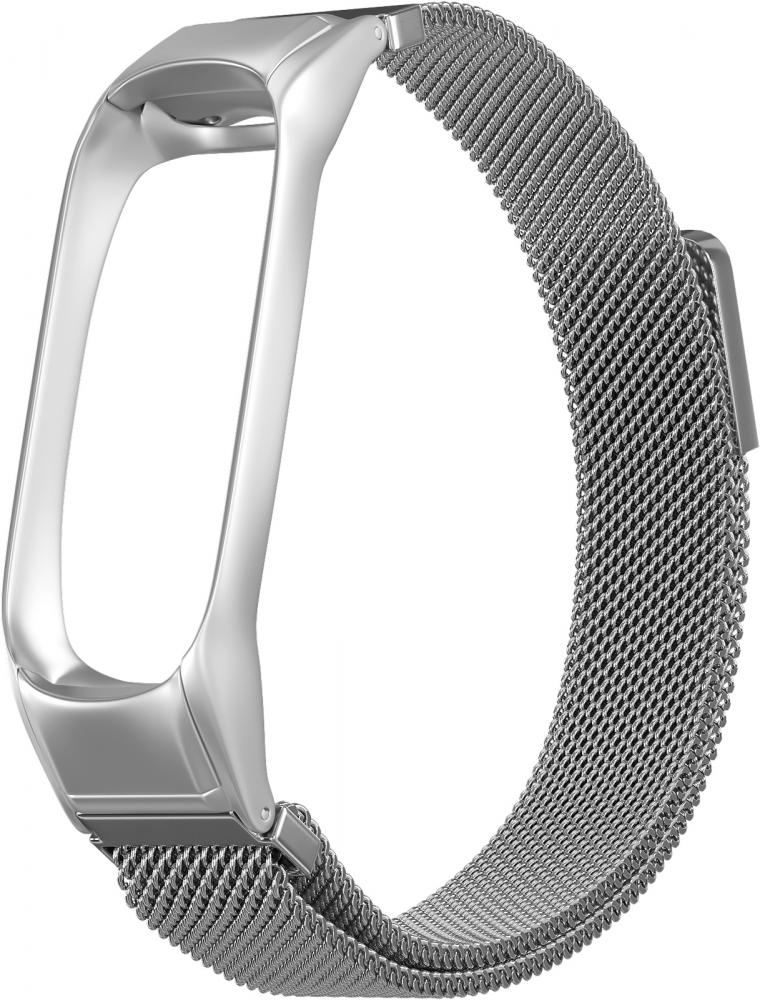 

Ремешок металлический GSMIN Milanese Loop для Xiaomi Mi Band 5 (Серебристый), Ремешок металлический GSMIN Milanese Loop для Xiaomi Mi Band 5