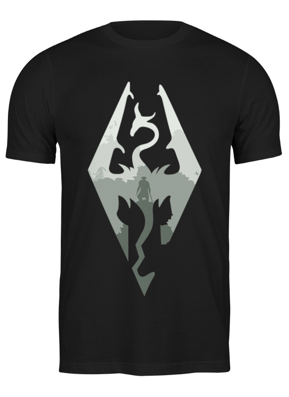 

Футболка мужская Printio Skyrim (скайрим) черная XL, Черный, Skyrim (скайрим)