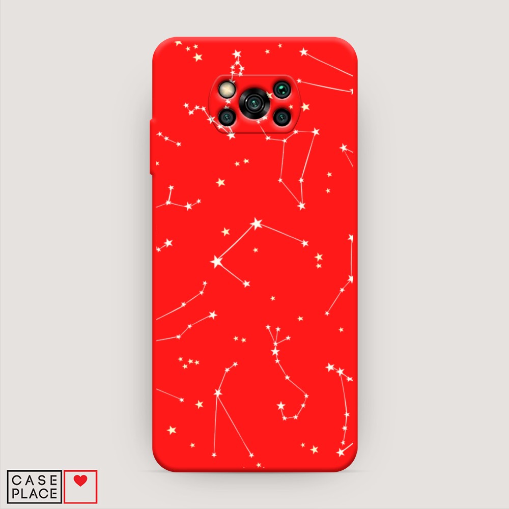 

Матовый силиконовый чехол "Созвездия" на Xiaomi Poco X3 NFC, 39253-1