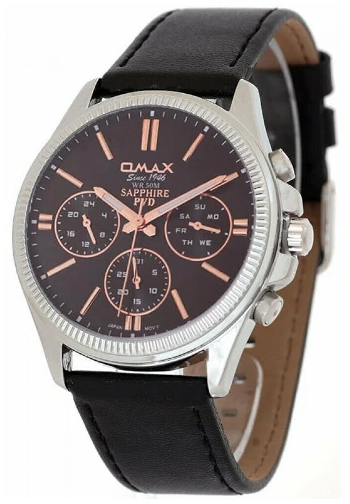 

Наручные часы мужские OMAX 00CSM001NL12 коричневые, 00CSM001NL12
