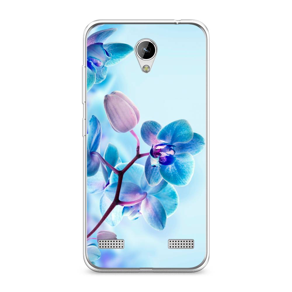 

Чехол Awog на ZTE Blade A520 / ЗТЕ Блэйд A520 "Голубая орхидея", 132050-8