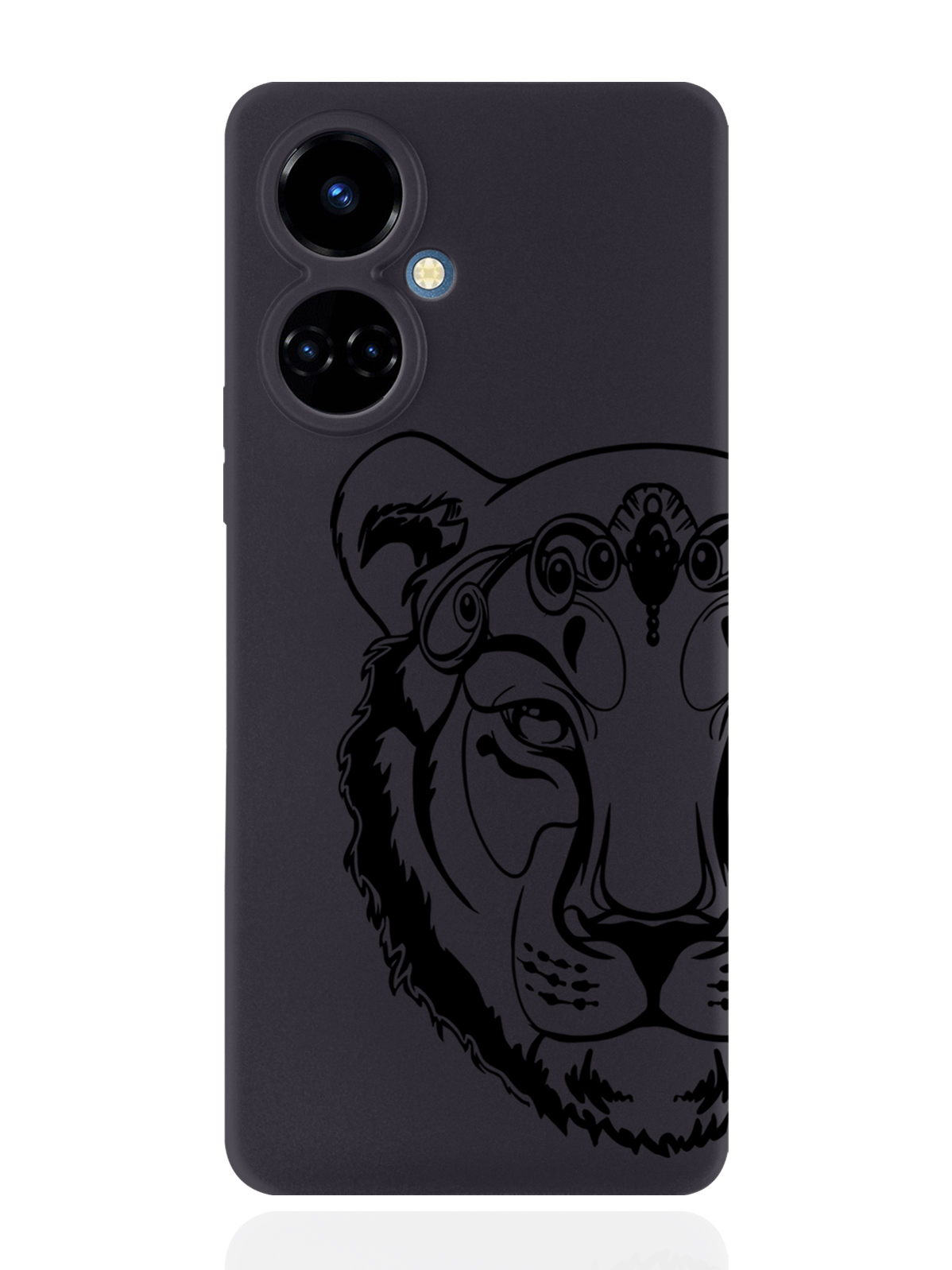 

Чехол MustHaveCase для Tecno Camon 19/19 Pro 4G Львица черный
