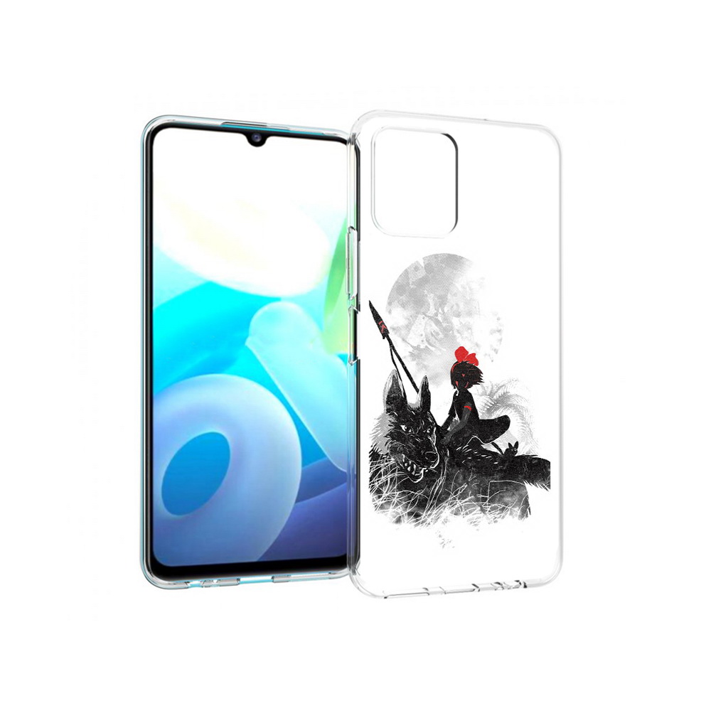 

Чехол MyPads Tocco для Vivo Y15s мононоке (PT224456.390.481), Прозрачный, Tocco