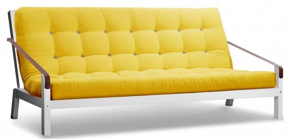 фото Диван-кровать anderson локи, лимонный/белый
