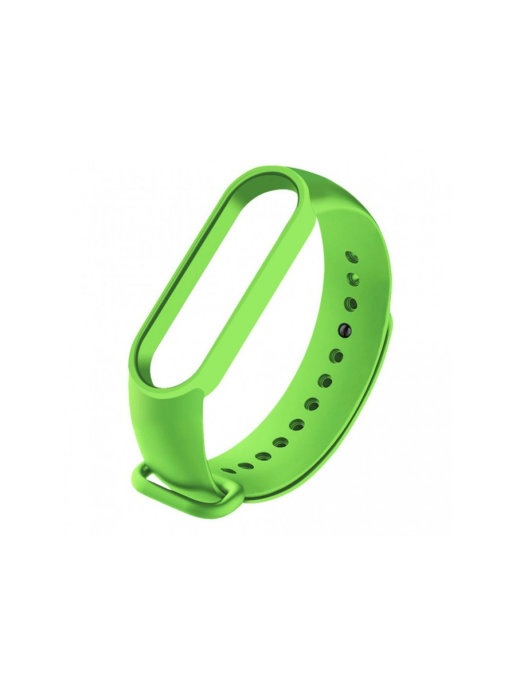 Ремешок силиконовый для фитнес-браслета Xiaomi Mi Band 3/4, зеленый